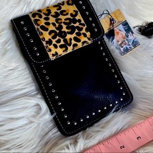 Leopard Montana West phone purse